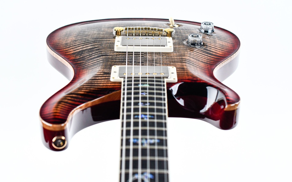 PRS Wood Library McCarty 10 Top Charcoal Cherry Burst Lefty | The